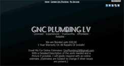 Desktop Screenshot of gncplumbinglv.com